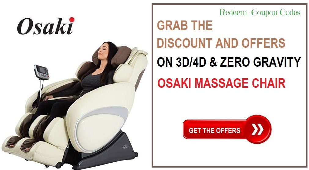 Osaki massage chair coupon CODE