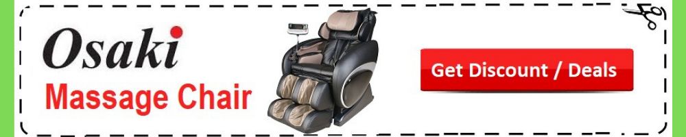 Osaki massage chair coupon