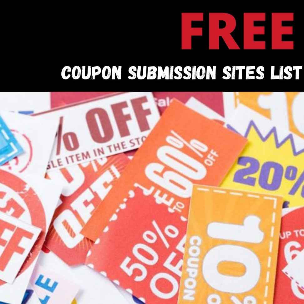 Coupon Submission Sites List