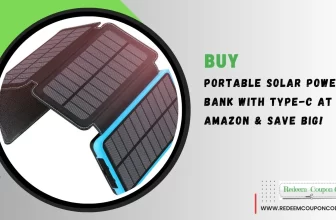 Buy Portable Solar Power Bank With Type-C at Amazon & Save Big!