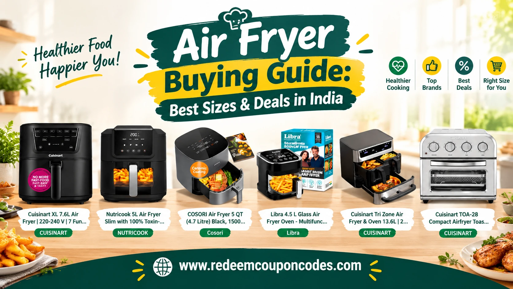 Air Fryer Buying Guide: Size, Features, and Best Deals in India